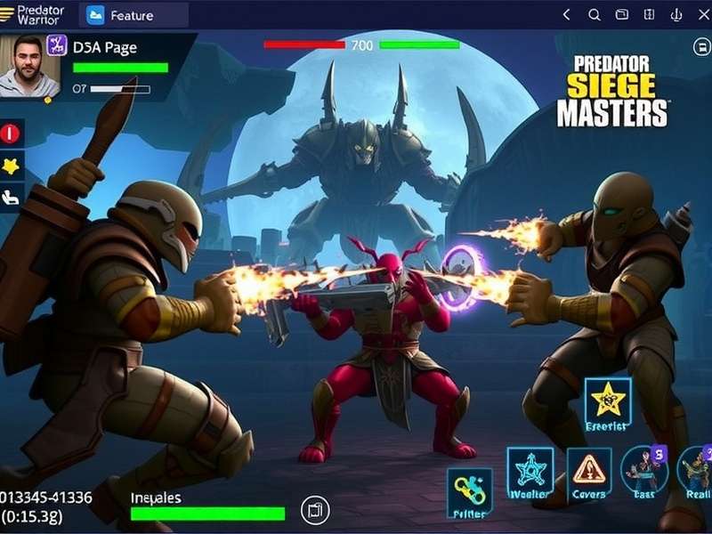 Predator Warrior Siege Masters Gameplay Screenshot